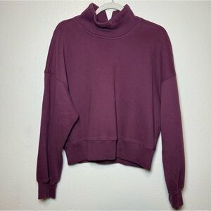 Abercrombie & Fitch Max Essentials Mock Neck Pullover, size: S